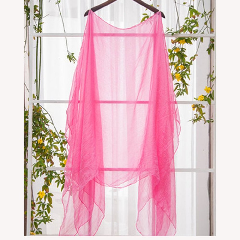 NEW Deep Pink Floaty Beach Cover-Up